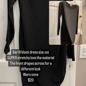 Bar III Black mini dress